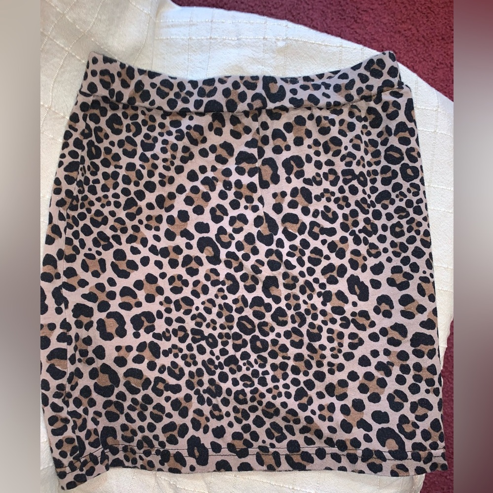 Cheetah Print Skirt